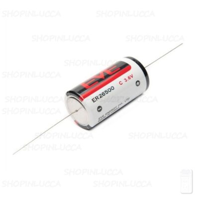Eve ER26500 Batteria Pila Litio Li-SOCl2 3,6v 8500mAh Reofori Saldare