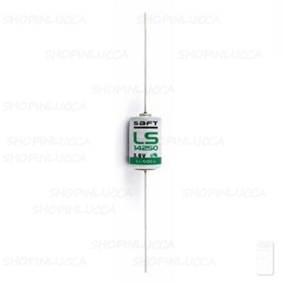 Saft LS14250CNA Batteria Pila Litio Li-SOCl2 3,6v 1200mAh Reofori Saldare