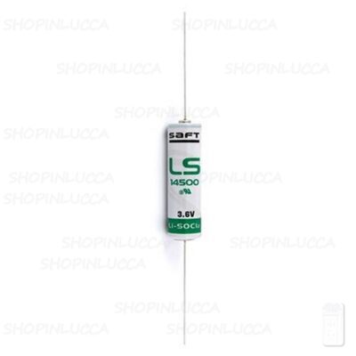 Saft LS14500CNA Batteria Pila Litio Li-SOCl2 3,6v 2600mAh Reofori Saldare