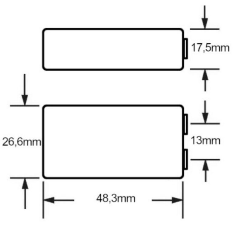 Pila Ricaricabile DURACELL RECHARGEABLE Block 6HR61 170mAh 9v - immagine 5