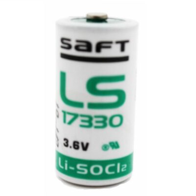 Saft LS17330 Batteria Pila Litio Li-SOCl2 3,6v 2100mAh 2/3 A Allarmi Sensori Detector
