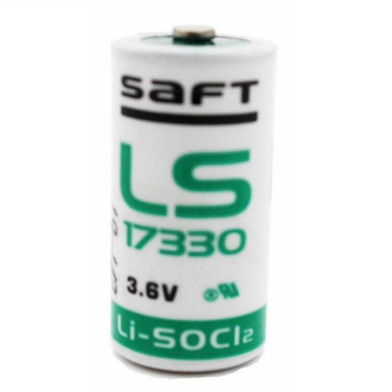 Saft LS17330 Batteria Pila Litio Li-SOCl2 3,6v 2100mAh 2/3 A Allarmi Sensori Detector