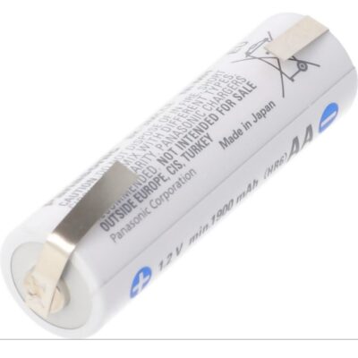 batteria ricaricabile 1,2v a saldare Eneloop pila stilo AA 1900mAh lamelle saldare