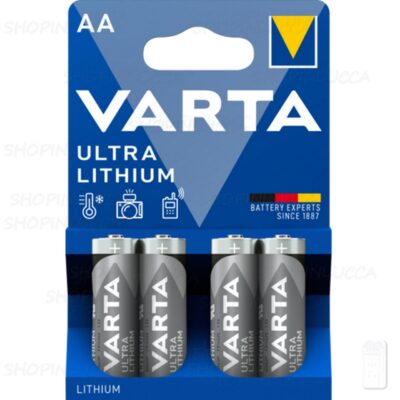 4 VARTA Ultra Lithium AA Pile Batterie Litio Stilo 1,5V Made in Germany