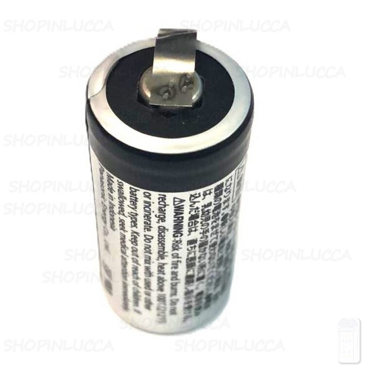 Batteria Pila PANASONIC CR123A litio 3v 123 CR17345 SFUSA BULK monouso lamelle saldare - immagine 4