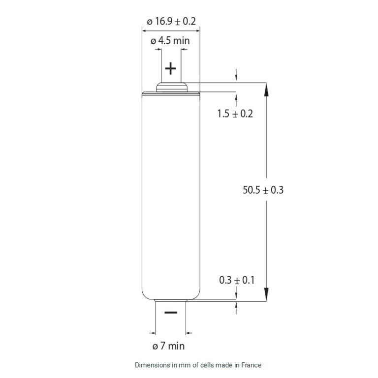 Saft LS17500 Batteria Pila 17500 STD BA 3,6V Li-SOCl2 "A" Trasmettitore Allarme Tvcc - immagine 3