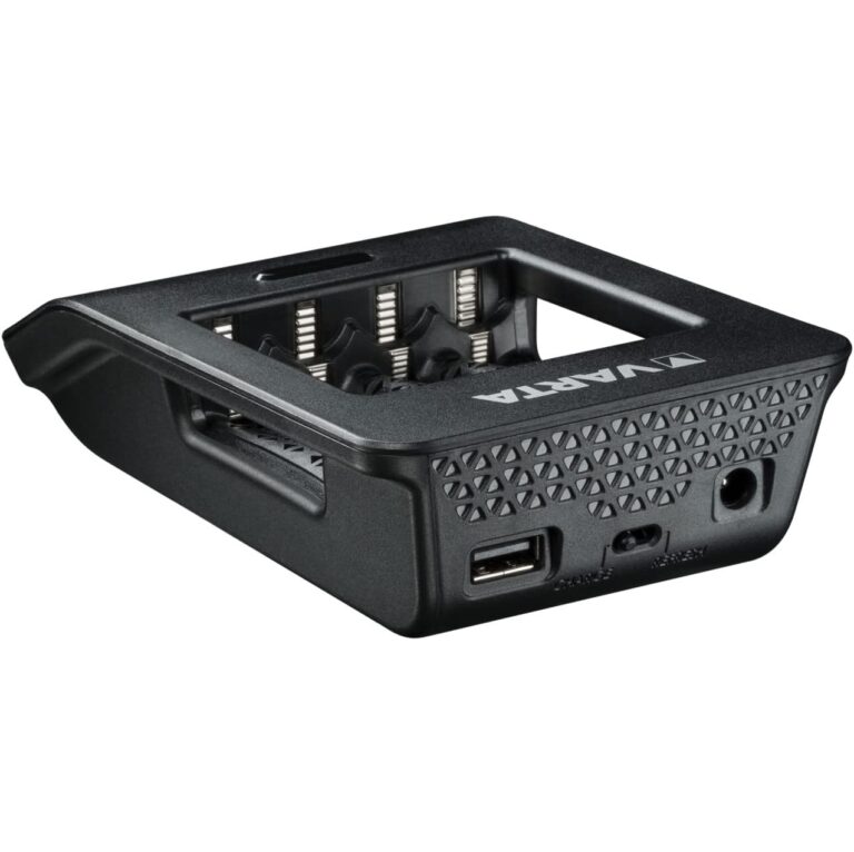 Caricabatterie VARTA LCD Smart Charger+ con 4 pile Stilo AA 2100mAh NiMH 1,2v - immagine 4