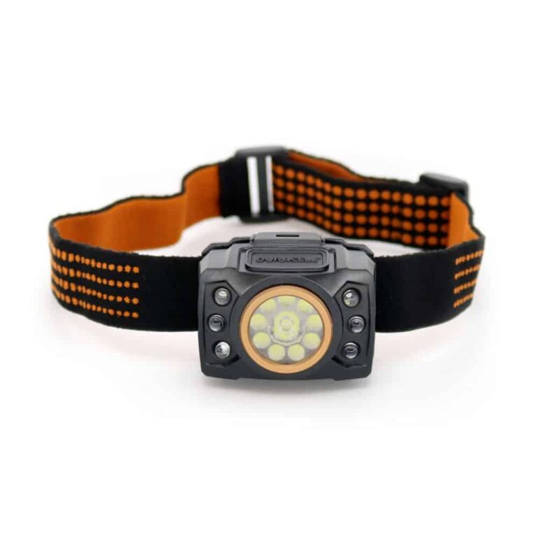 torcia da testa frontale duracell led 550lm visione notturna 70mt IPX4 batterie pile incluse autonomia 2h - immagine 4