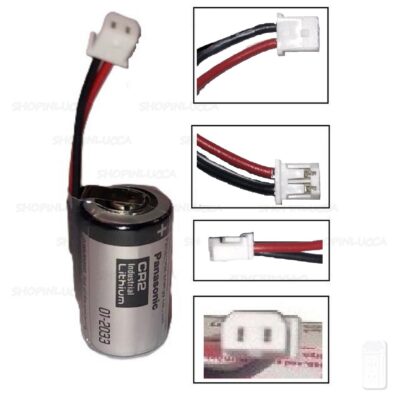 Batteria allarme CSI LT3010 pila PANASONIC CR2 per rilevatori radio wlink