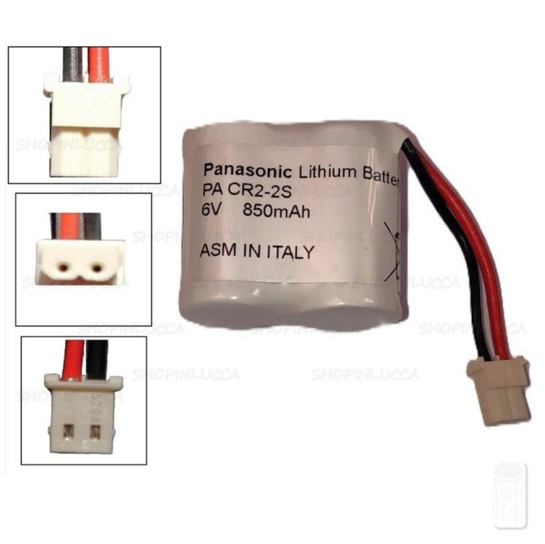 Batteria sensori radio KAPTURE allarme DUEVI pila PANASONIC 2xCR2 6V BAT6VKAPT 0BT0004