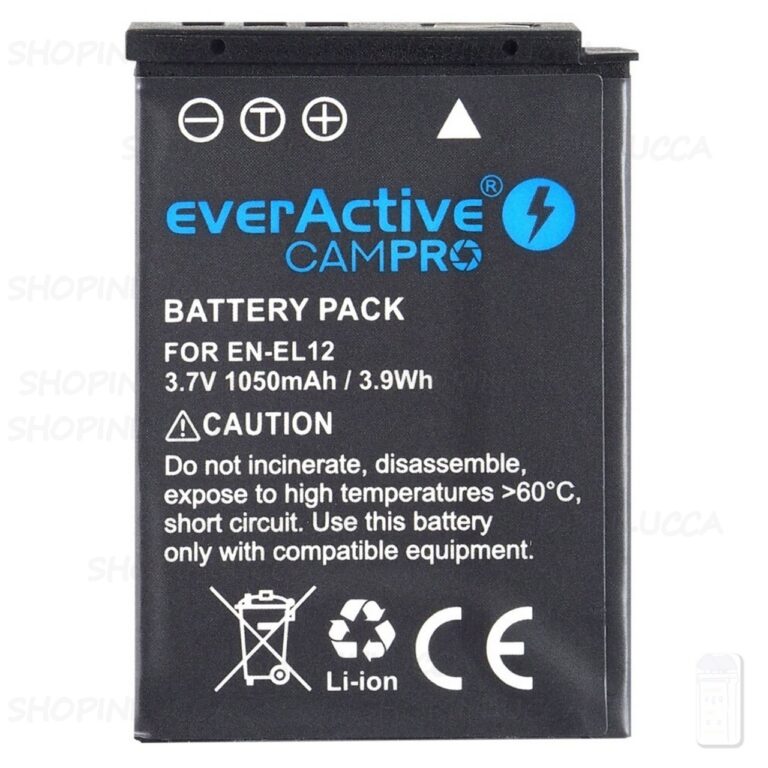 Batteria Ricaricabile CamPro EVB014 sostituisce Nikon EN-EL12 per Coolpix series - immagine 3