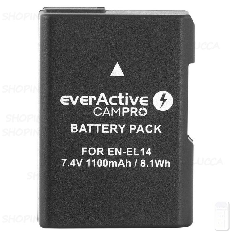 Batteria Ricaricabile CamPro EVB013 sostituisce Nikon EN-EL14 per Coolpix P7800 D5500 - immagine 2