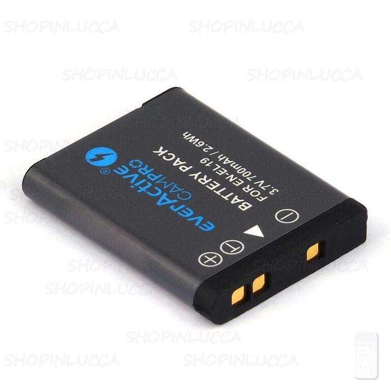 Batteria Ricaricabile CamPro EVB011 sostituisce Nikon EN-EL19 per CoolPix S Series - immagine 2