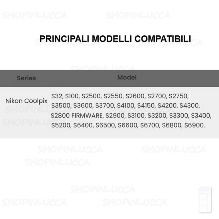 Batteria Ricaricabile CamPro EVB011 sostituisce Nikon EN-EL19 per CoolPix S Series - immagine 4