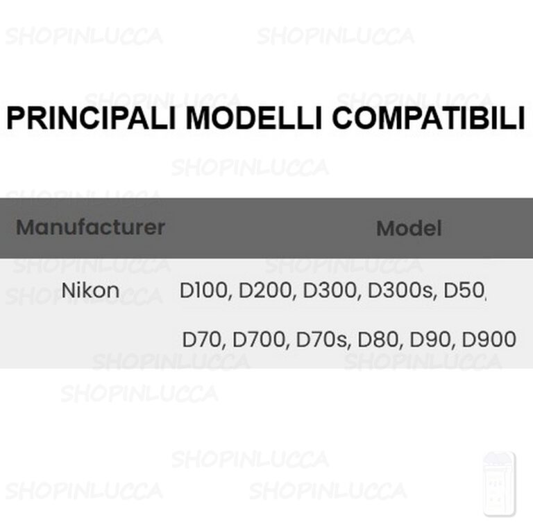 Batteria Ricaricabile CamPro EVB016 sostituisce Nikon EN-EL3e per D50 70 80 90 100 200 - immagine 4
