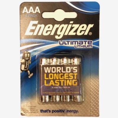4 ENERGIZER ULTIMATE Lithium AAA Pile Batterie Litio Ministilo 1,5V