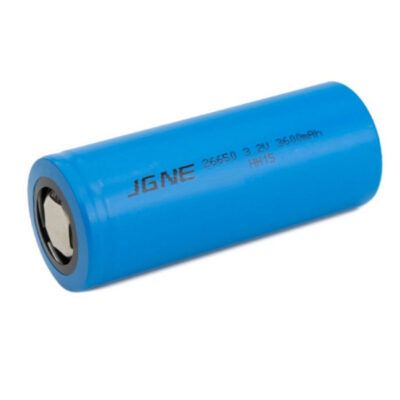 Batteria 26650 Pila Ricaricabile JGNE LiFePo4 3600mah 3,2v 10,2A di scarico polo piatto