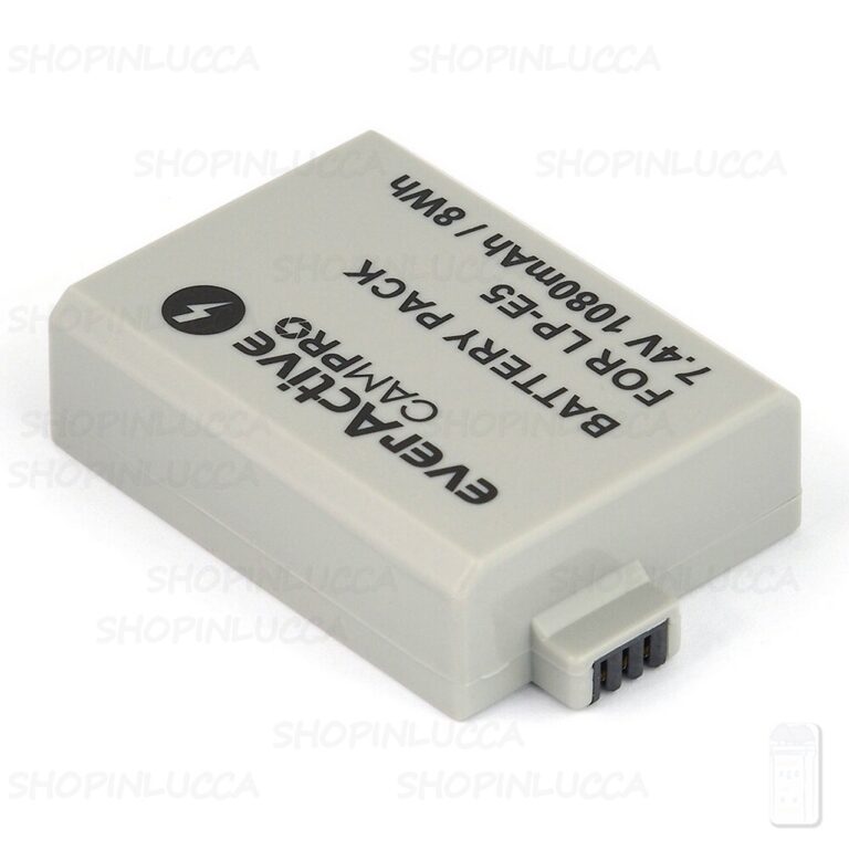 Batteria Ricaricabile CamPro EVB020 sostituisce Canon LP-E5 per EOS 1000D KISS X3 REBEL XS - immagine 2