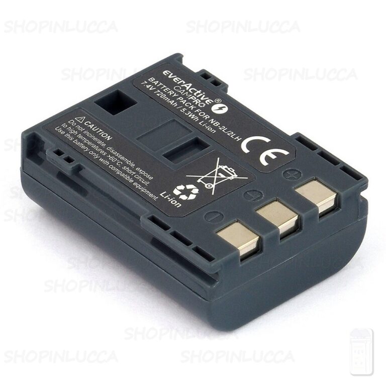Batteria Ricaricabile CamPro EVB017 sostituisce Canon NB-2L per EOS X Elura 80 Legria ZR960 - immagine 2