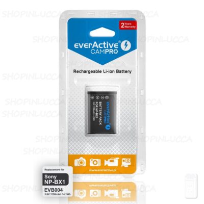Batteria Ricaricabile CamPro EVB004 sostituisce SONY NP-BX1 per DSC-WX350 RX100 HDR-GW88