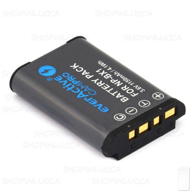 Batteria Ricaricabile CamPro EVB004 sostituisce SONY NP-BX1 per DSC-WX350 RX100 HDR-GW88 - immagine 3