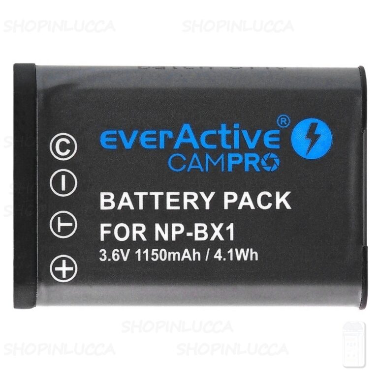 Batteria Ricaricabile CamPro EVB004 sostituisce SONY NP-BX1 per DSC-WX350 RX100 HDR-GW88 - immagine 2