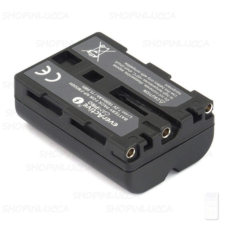 Batteria Ricaricabile CamPro EVB002 sostituisce SONY NP-FM500H per Alpha A700 SLT-A99 - immagine 2