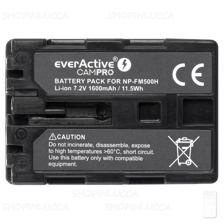 Batteria Ricaricabile CamPro EVB002 sostituisce SONY NP-FM500H per Alpha A700 SLT-A99 - immagine 3