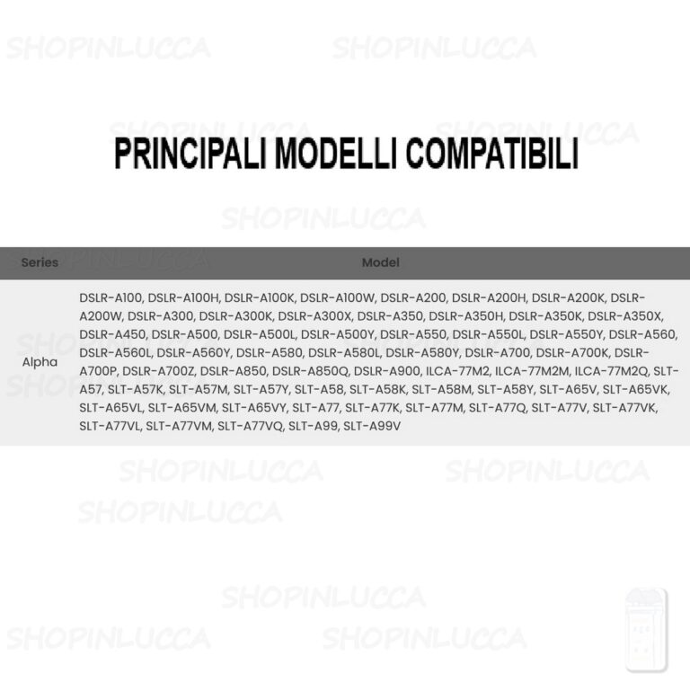Batteria Ricaricabile CamPro EVB002 sostituisce SONY NP-FM500H per Alpha A700 SLT-A99 - immagine 4