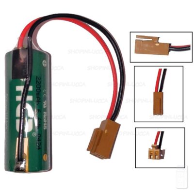 batteria per FANUC PLC CNC Pila HCB 3V 17450 A02B-0200-K102 A98L-0031-0012 controllo numerico