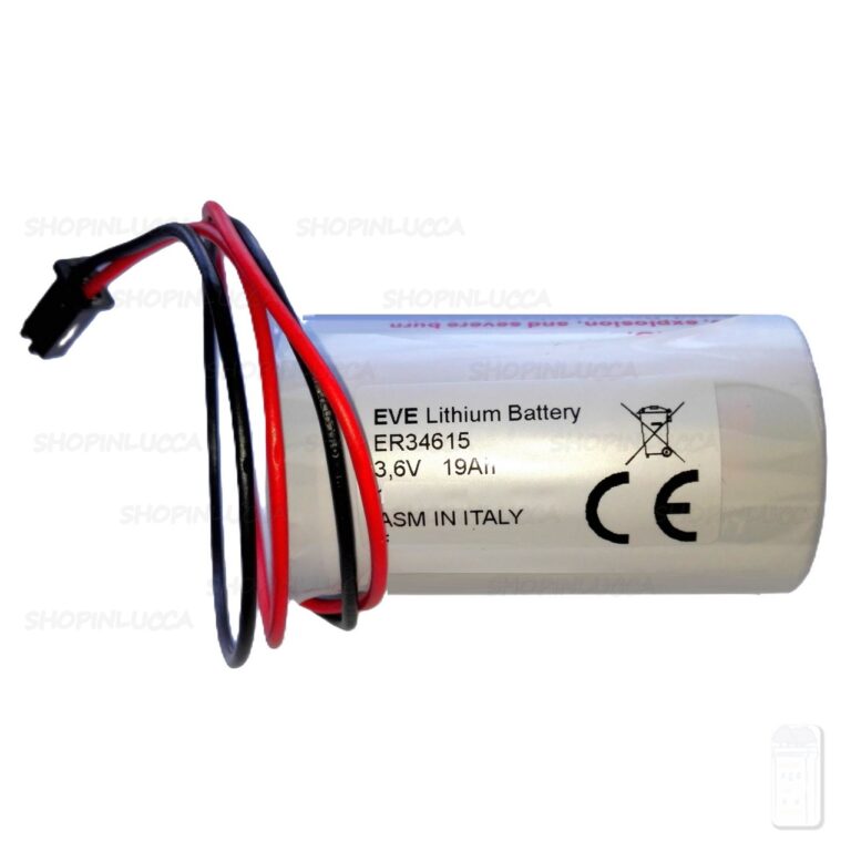 Batteria per barriera POLITEC Wireless Pila EVE ER34615 3,6V 19Ah ALES WS - PARVIS WS - SMA SANDOR WS - SMA SANDRIN WSE - immagine 2