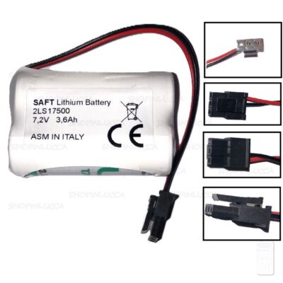Batteria ABB Robot Articolati IRB compatibile 3HAC044075-001 SAFT 2LS17500 7,2V 3,6Ah