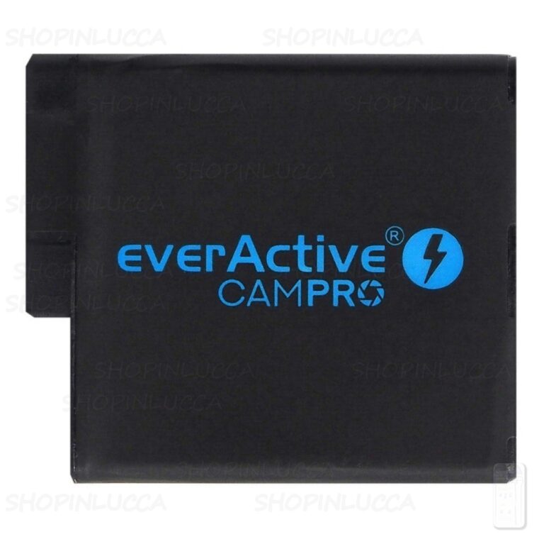 Batteria Ricaricabile CamPro EVB026 per GoPro Hero 5 6 7 8 Pila Litio 3,85v 1250mah Action Cam AHDBT-501 - immagine 4