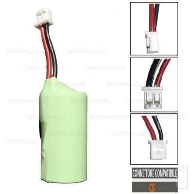 Batteria allarme CSI LT3015 pila PANASONIC CR123 3V per rilevatori e terminali radio