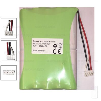 Batteria ricaricabile allarmi ELMO centrale VIDOMO2K e VICOMPACT2K e centrale IESS GENIOPLUS sirene VENITEM