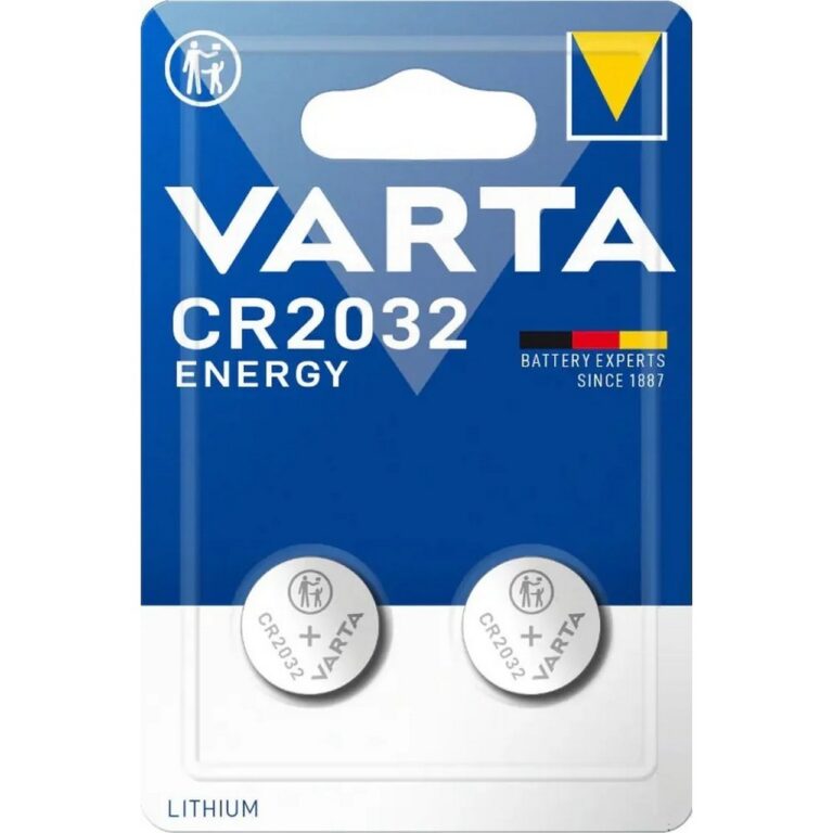2 PILE LITIO CR2032 3V BATTERIE Bottone VARTA LITHIUM ENERGY Germany Brand