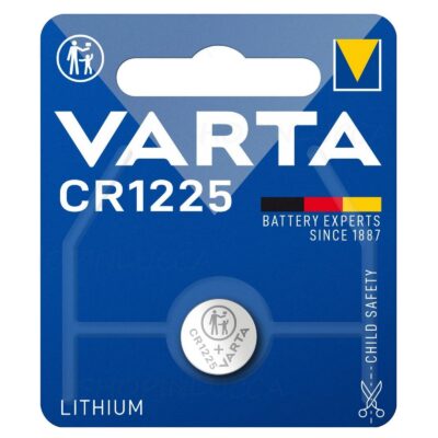 PILA LITIO VARTA CR1225 3V BATTERIA Bottone LITHIUM EXTRA Germany Brand