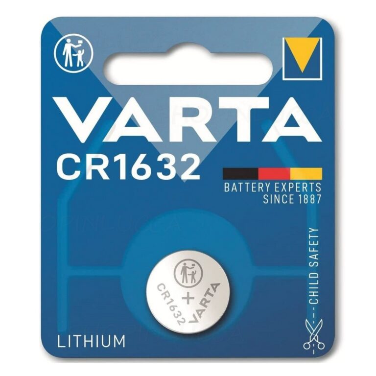 PILA LITIO VARTA CR1632 3V BATTERIA Bottone LITHIUM EXTRA Germany Brand