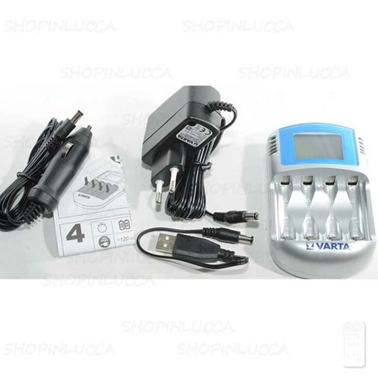 Caricabatterie VARTA LCD Charger vuoto per pile Stilo AA Ministilo AAA NiMH 1,2v - immagine 2