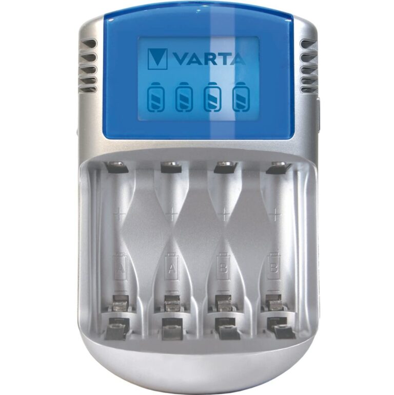 Caricabatterie VARTA LCD Charger vuoto per pile Stilo AA Ministilo AAA NiMH 1,2v - immagine 3