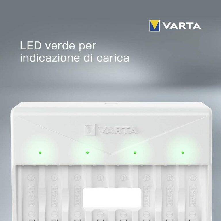 Caricabatterie VARTA USB Multi Charger 8 posti per AA & AAA NiMH 1,2v - immagine 6