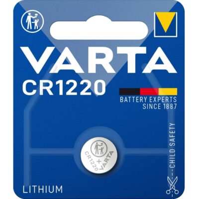 PILA LITIO VARTA CR1220 3V BATTERIA Bottone LITHIUM EXTRA Germany Brand