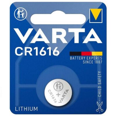PILA LITIO VARTA CR1616 3V BATTERIA Bottone LITHIUM EXTRA Germany Brand