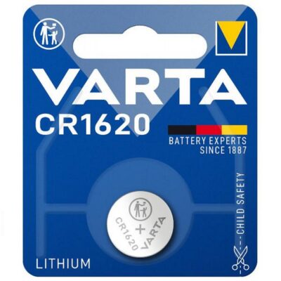 PILA LITIO VARTA CR1620 3V BATTERIA Bottone LITHIUM EXTRA Germany Brand