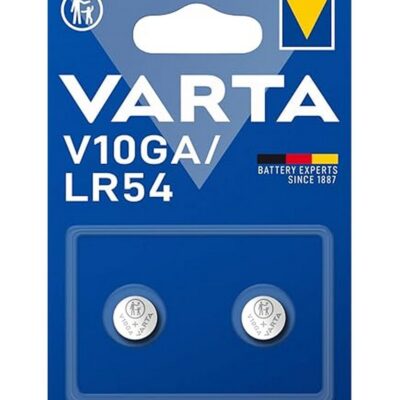 2 PILE VARTA V10GA BATTERIE Bottone ALCALINE 1,5V Germany Brand