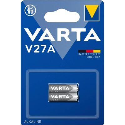 2 PILE VARTA V27A BATTERIA Cilindrica ALCALINA 12V Germany Brand