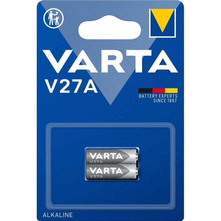 2 PILE VARTA V27A BATTERIA Cilindrica ALCALINA 12V Germany Brand