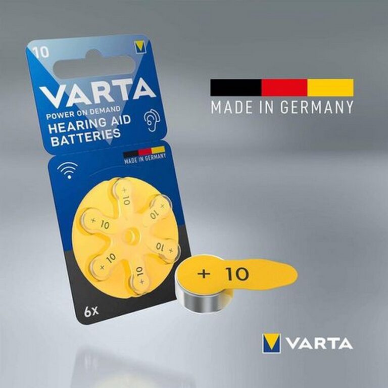 60 pile per apparecchi acustici VARTA 10 batterie protesi udito PR70 Made in Germany - immagine 3