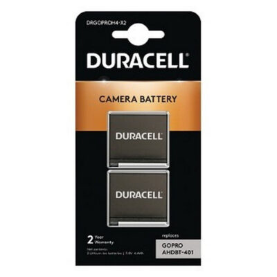 2x Batterie Ricaricabili Duracell DRGOPROH4x2 per GoPro Hero4 sostituisce AHDBT-401